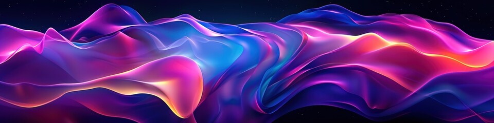 Dynamic neon background. Background for wallpaper, presentations, education, etc