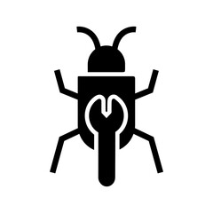 Bug Fixing Vector Icon