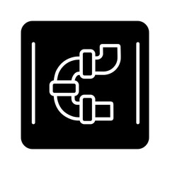 Fototapeta premium Plumbing Vector Icon