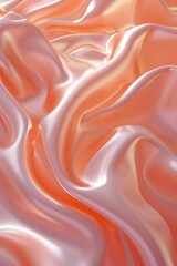 image of a silk background with peach and pink