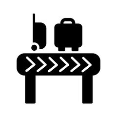 Luggage Carousel Vector Icon