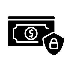 Secure Money Vector Icon