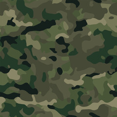 Camouflage pattern, seamless camo, military pattern 
