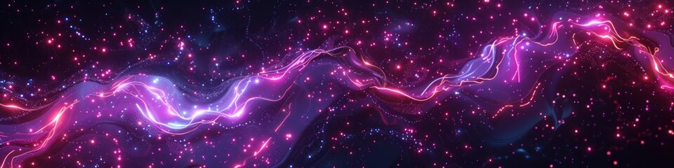 Obraz premium Dynamic neon background. Background for wallpaper, presentations, education, etc