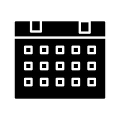 black calendar icon