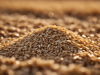 Obraz premium seamless pattern of rice grains