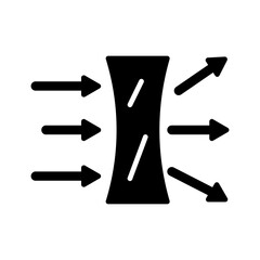 Refraction Icon Design 