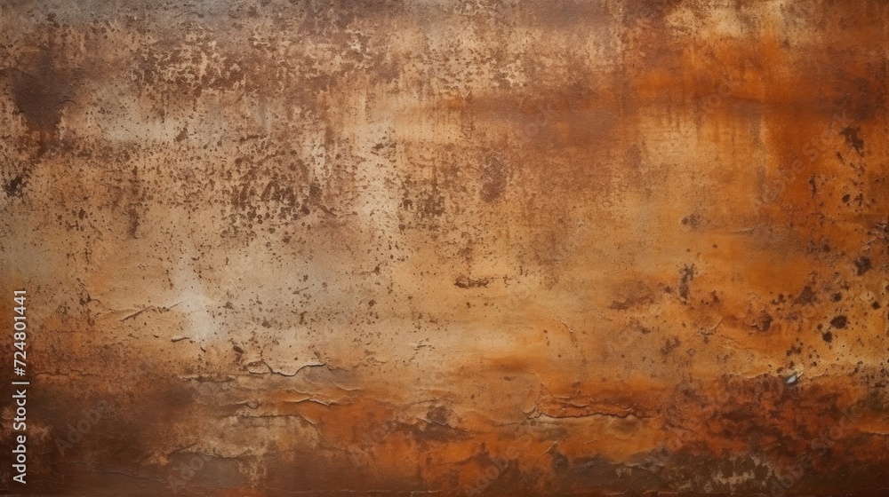 Poster a rusted metal surface with visible rust. suitable for industrial and grunge concepts
