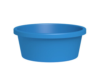 Washing bowl. Isolated. Basin.  3d illustration.