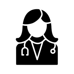 Female Doctor Vector Icon