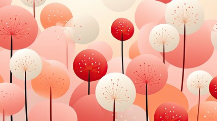 background flower,Beautiful and charming abstract allover floral design for textile factory.Generative AI