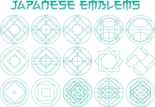 Japanese geometric symbols