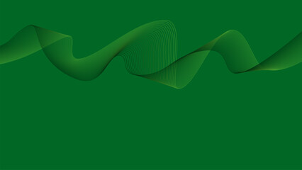 Light Green Background dark green wave lines Flowing waves design Abstract digital equalizer sound wave Flow. Line Vector illustration for tech futuristic innovation concept background Graphic design