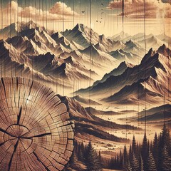 Old wood textures for background - vintage filter effect