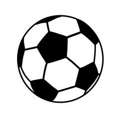 Football soccer ball sports doodles