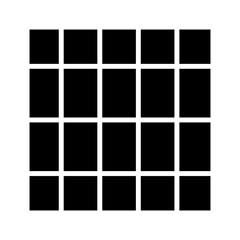 Table of Rates Vector Icon