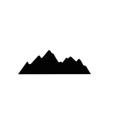 Fototapeta na wymiar Mountain silhouette 