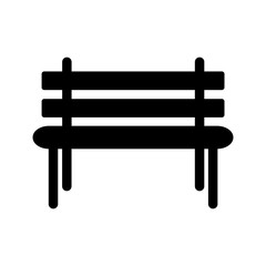 Garden Bench Vector Icon