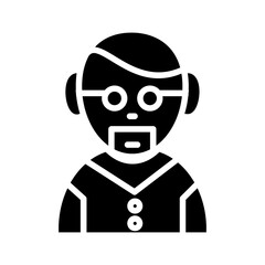 Male Professor Vector Icon