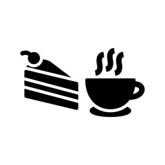 Coffee Served Vector Icon