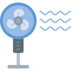 Obraz premium Pedestal fan Icon