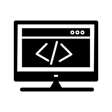HTML Coding Vector Icon