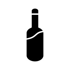 Champagne Bottle Vector Icon
