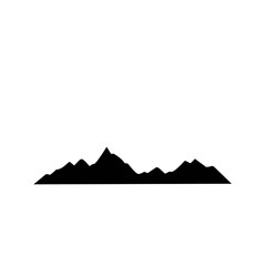 Mountain icon vector 