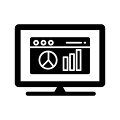 Webpage Statistics Vector Icon