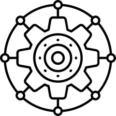 Fototapeta premium Setting Icon