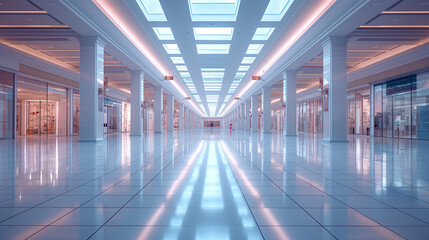 Fototapeta premium empty space for a shopping center or business center