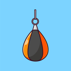 Speed Ball Punch lustration, Vector, Icon Isolated