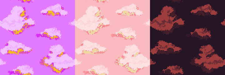 Vibrant Pink Floral Vector Pattern with Grunge Watercolor Art, Perfect for Spring and Summer Card Decoration or Valentine's Wallpaper