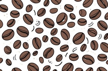 Concept, coffee shop, morning ritual, pattern