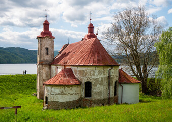 Church of St. Stefan near the Veľká Domaša water reservoir was built in 1780.