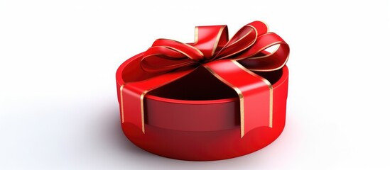 Red Gift Boxes and with golden bow