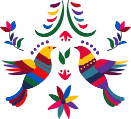 Hand drawn bird for Chinko de Mayo's holiday celebration