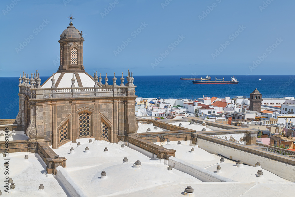 Wall mural gran canaria island, nature and architecture