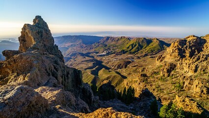 View from Pico de Nieves, Gran Canaria, Spain