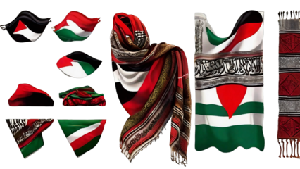Palestinian scarf graphic resources