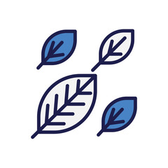  nature icon with white background vector stock illustration