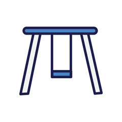 swing icon with white background vector stock illustration