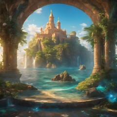 Fantasy Building Background Very Cool
