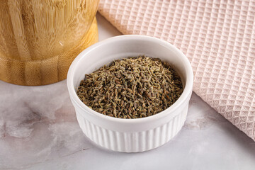 Anise sseds aroma in the bowl
