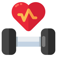 A trendy vector design of dumbbells