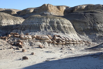Bisti badlands, De-na-zin wilderness area, New Mexico