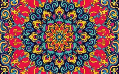 Abstract illustration colorful wallpaper pattern background design 