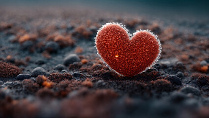 Fototapeta premium micro heart shape