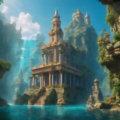 Fantasy Building Background Very Cool