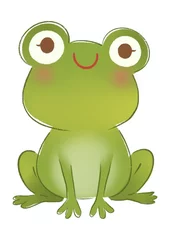 Fotobehang A Frog, This is for children learning vocabulary. © Runrubierun By Runla